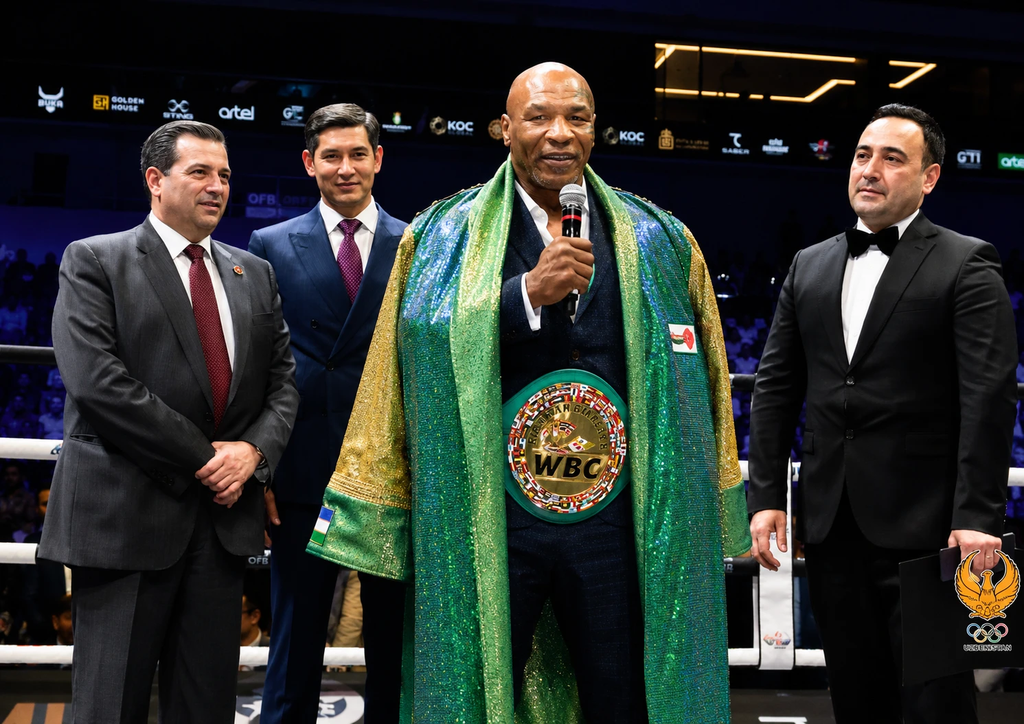 Церемония вручения чемпионского пояса WBC Евразия